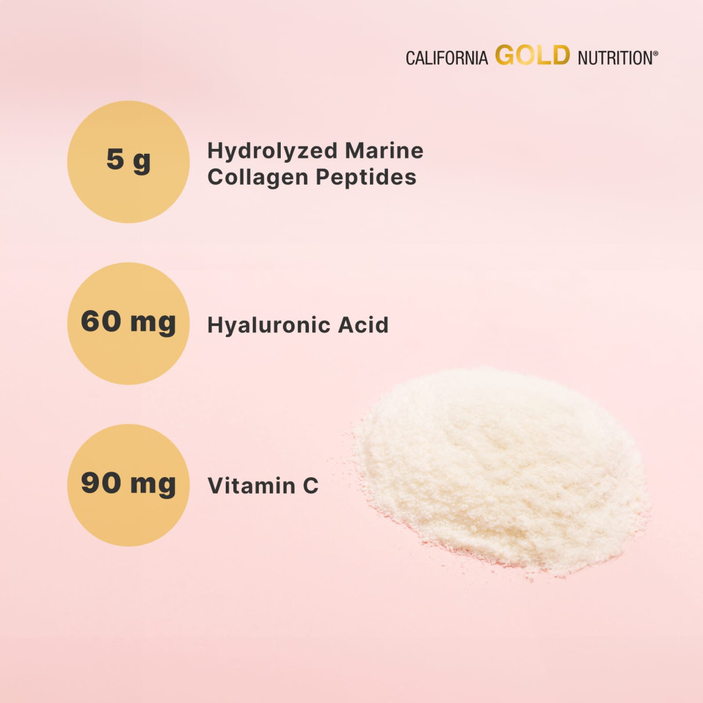 California Gold Nutrition, CollagenUP®, Hydrolyzed Marine Collagen Peptides with Hyaluronic Acid and Vitamin C, Unflavored, 1.02 lb (464 g) California Gold Nutrition, CollagenUP®, Hydrolyzed Marine Collagen Peptides with Hyaluronic Acid and Vitamin C, Unflavored, 1.02 lb (464 g)