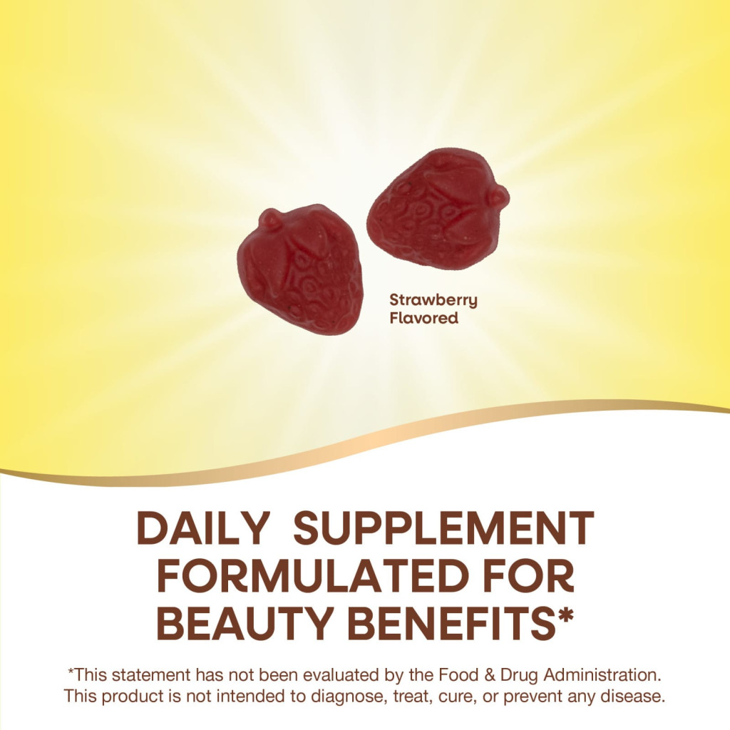 Nature's Way, Alive! Hair, Skin & Nails Gummies, Strawberry, 60 Gummies Nature's Way, Alive! Hair, Skin & Nails Gummies, Strawberry, 60 Gummies
