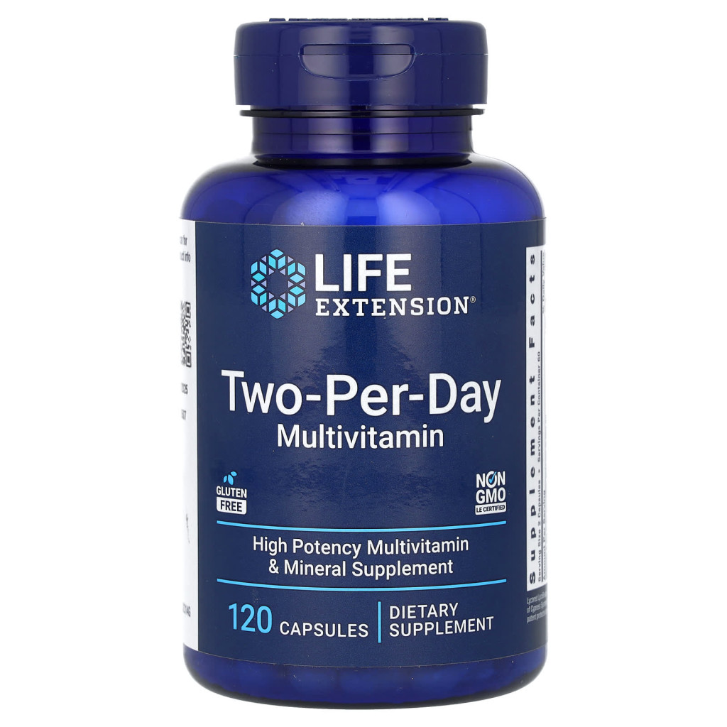 Life Extension, Two-Per-Day Multivitamin, 120 Capsules Life Extension, Two-Per-Day Multivitamin, 120 Capsules
