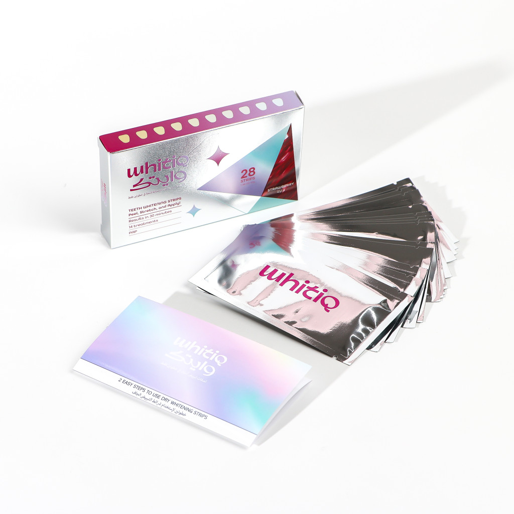 PAP dry teeth whitening strips - Strawberries PAP dry teeth whitening strips - Strawberries