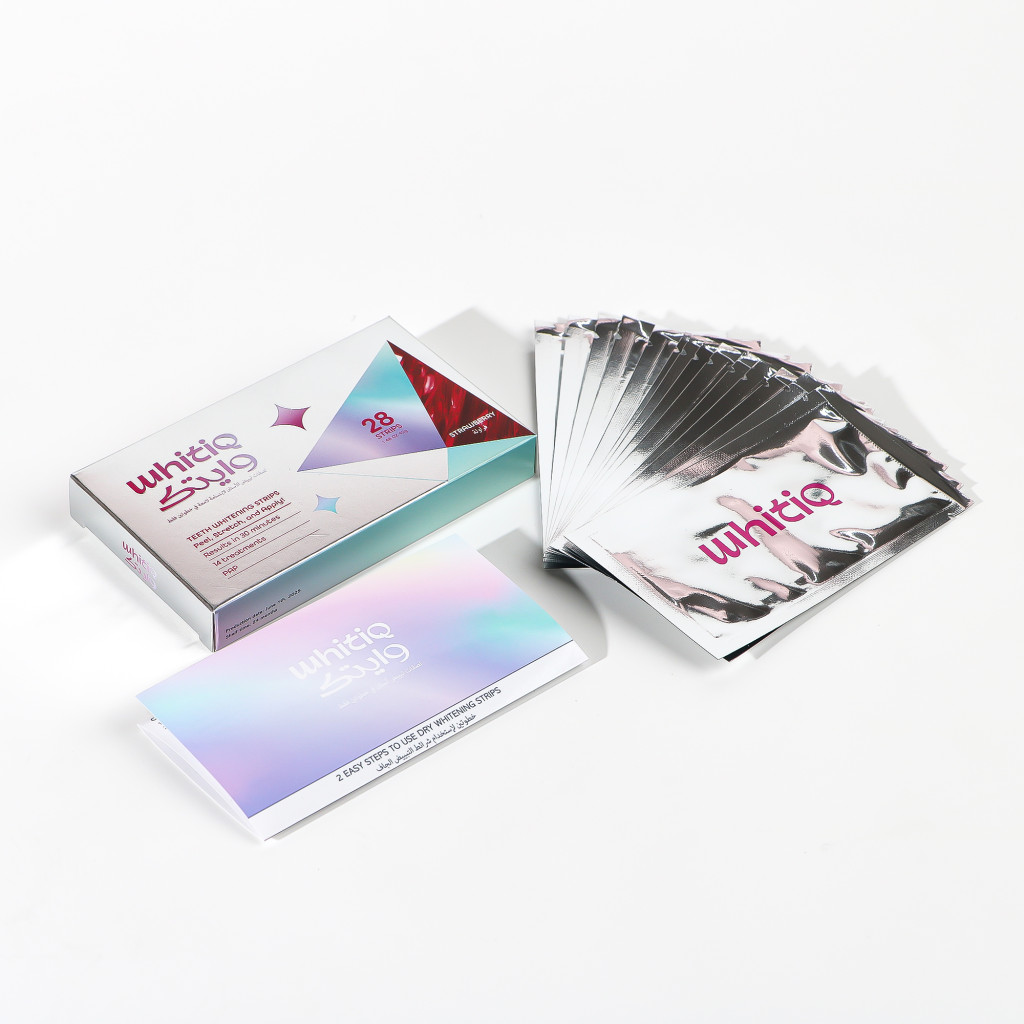 PAP dry teeth whitening strips - Strawberries PAP dry teeth whitening strips - Strawberries