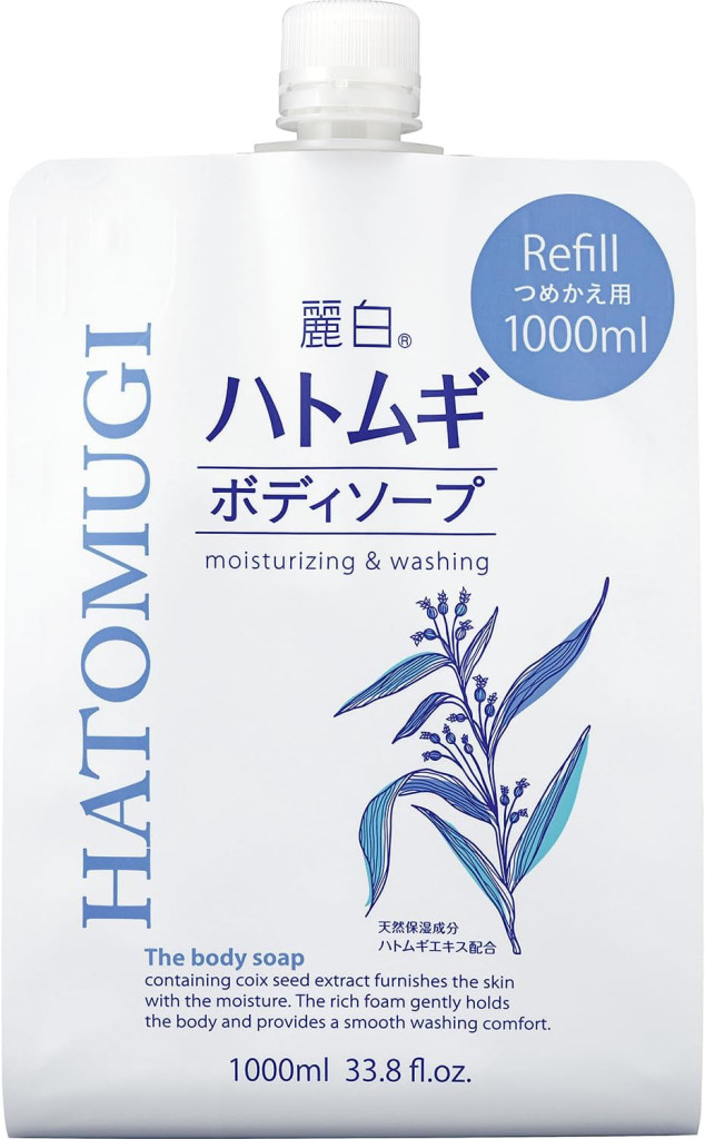 REIHAKU REFILL FOR HATOMUGI BODY WASH 1000mL REIHAKU REFILL FOR HATOMUGI BODY WASH 1000mL